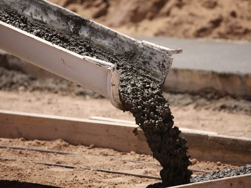 Concrete driveway installation