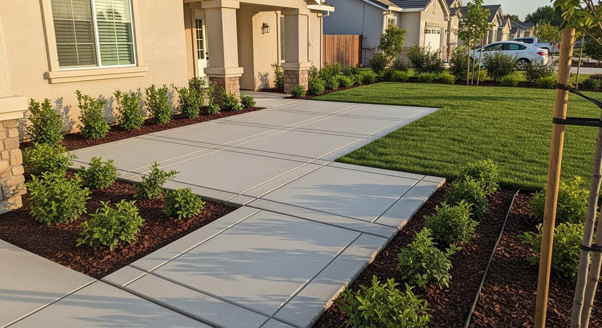 Concrete Installation in Riverbank, CA — Palmstone Landscaping