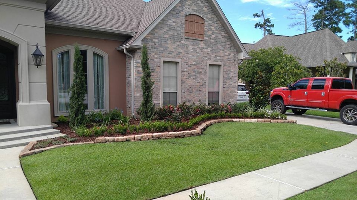 Well-maintained lawn result