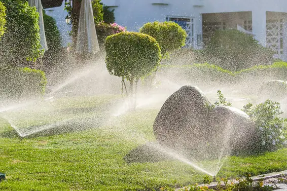 Modesto sprinkler system project