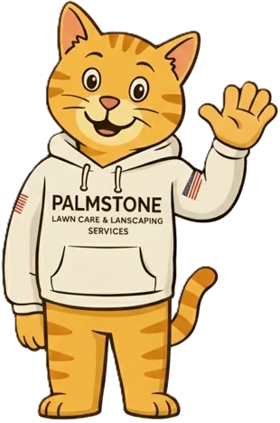Palmstone mascot pointing to Ripon contact form
