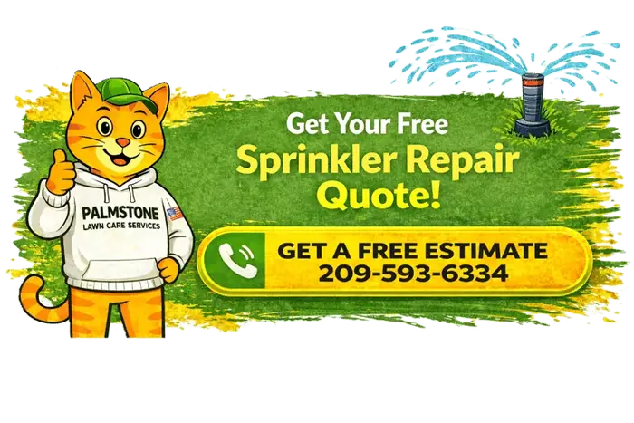 Get Your Free Sprinkler Repair Quote - 209-593-6334